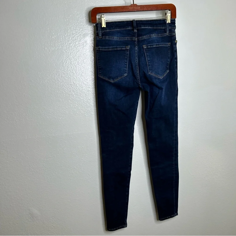 FRAME Denim Le One Skinny Jean High Rise in Kodak (Fits 25-29) - Picture 7 of 11